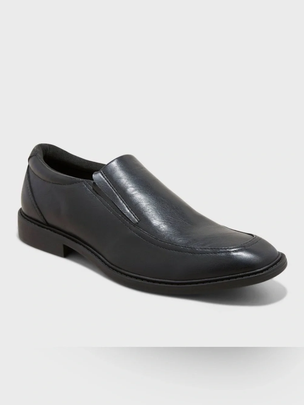 Goodfellow & Co Black Leather Slip-On Loafers